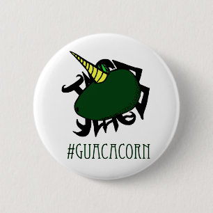 #Guacacorn 6 Cm Round Badge