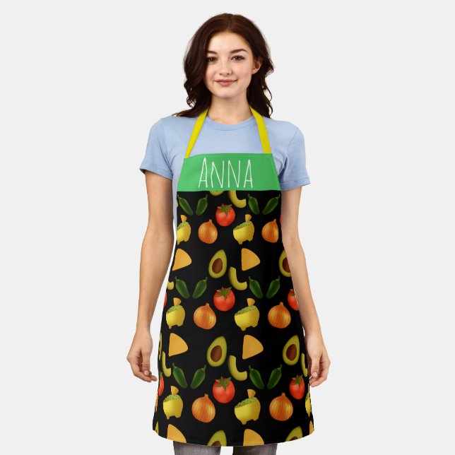 Guacamole And Tortilla Chips Apron (Worn)