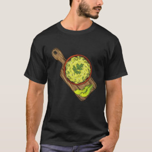 Guacamole Avocado Mayo Vegan Food Guac Limes 12 T-Shirt
