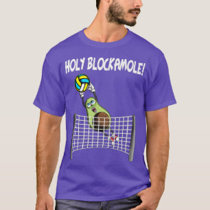 Guacamole Avocado Volleyball Player Fruit Holy Blo T-Shirt