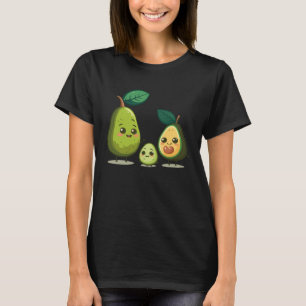 Guacamole Mom Avocado  Vegetarian Vegan Mothers Da T-Shirt