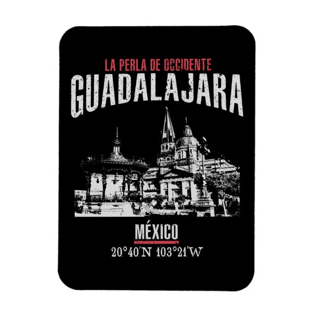 Guadalajara Magnet (Vertical)
