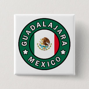 Guadalajara Mexico 15 Cm Square Badge