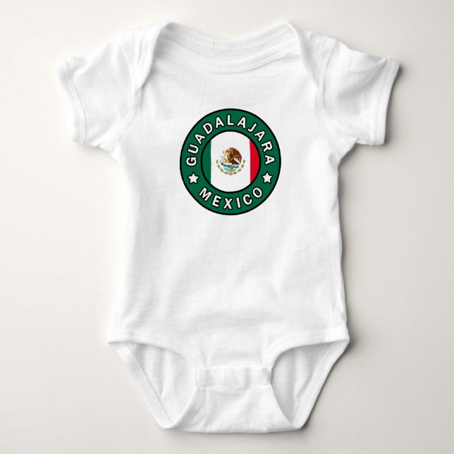 Guadalajara Mexico Baby Bodysuit (Front)