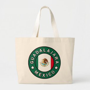 Guadalajara Mexico Large Tote Bag