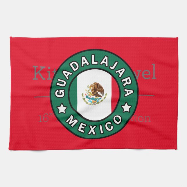 Guadalajara Mexico Tea Towel (Horizontal)