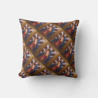Guadalupe Blue and Gold Cushion