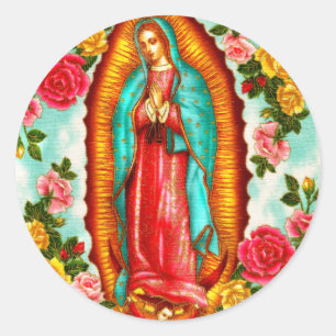 Guadalupe Classic Round Sticker