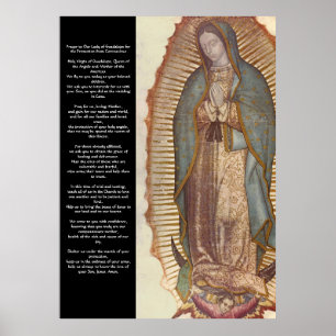 Guadalupe Coronavirus Protection Prayer Poster