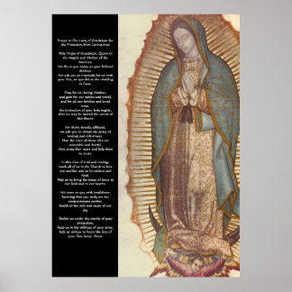 Guadalupe Coronavirus Protection Prayer Poster