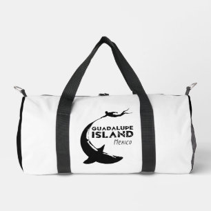 Guadalupe Island Mexico Scuba Diving With Sharks Duffle Bag