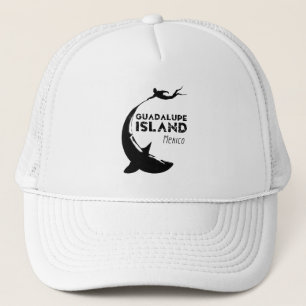 Guadalupe Island Mexico Scuba Diving With Sharks Trucker Hat