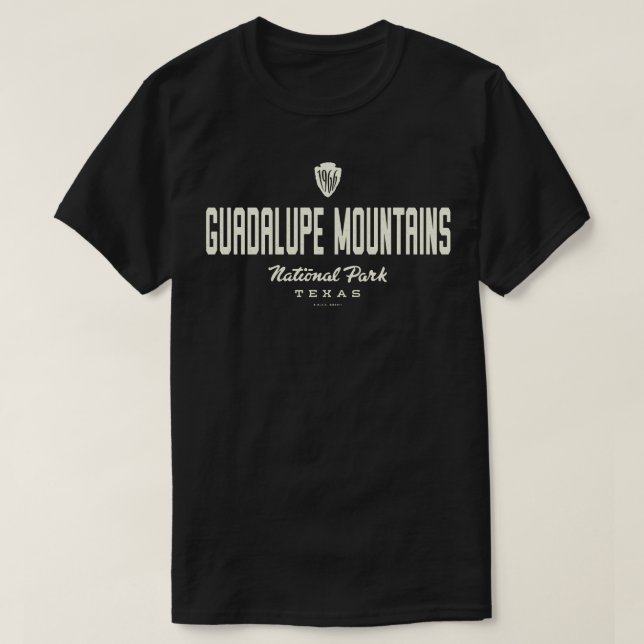Guadalupe Mountains National Park 1966 Arrowhead T T-Shirt (Design Front)