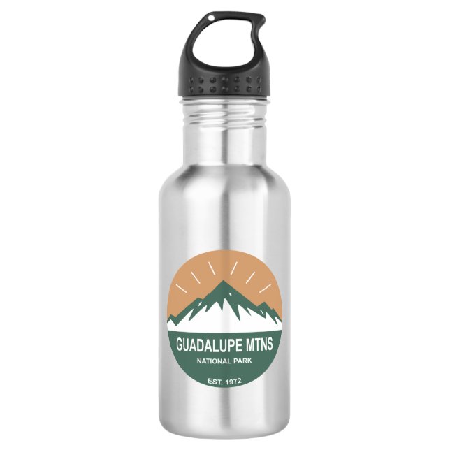 Guadalupe Mountains National Park 532 Ml Water Bottle (Front)