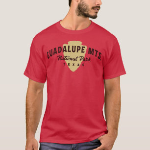 Guadalupe Mountains National Park Arched Text Brow T-Shirt