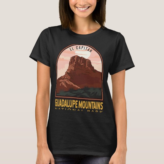 Guadalupe Mountains National Park El Capitan Vinta T-Shirt (Front)