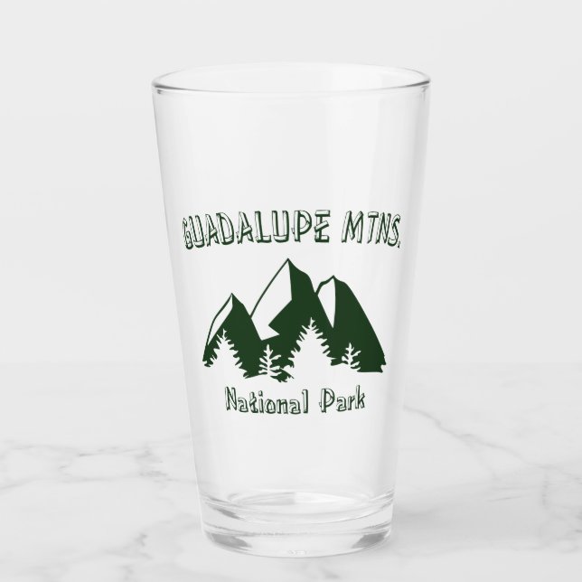 Guadalupe Mountains National Park Glass (Front)