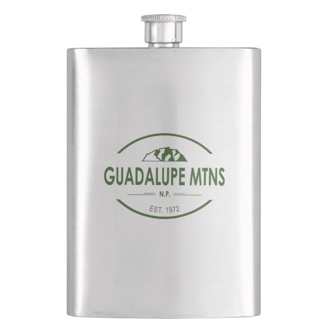 Guadalupe Mountains National Park Hip Flask (Front)