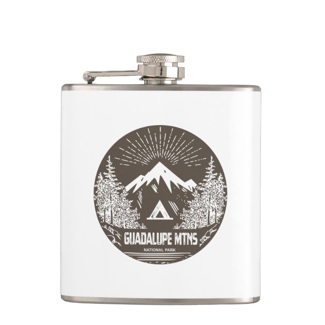 Guadalupe Mountains National Park Hip Flask (Front)