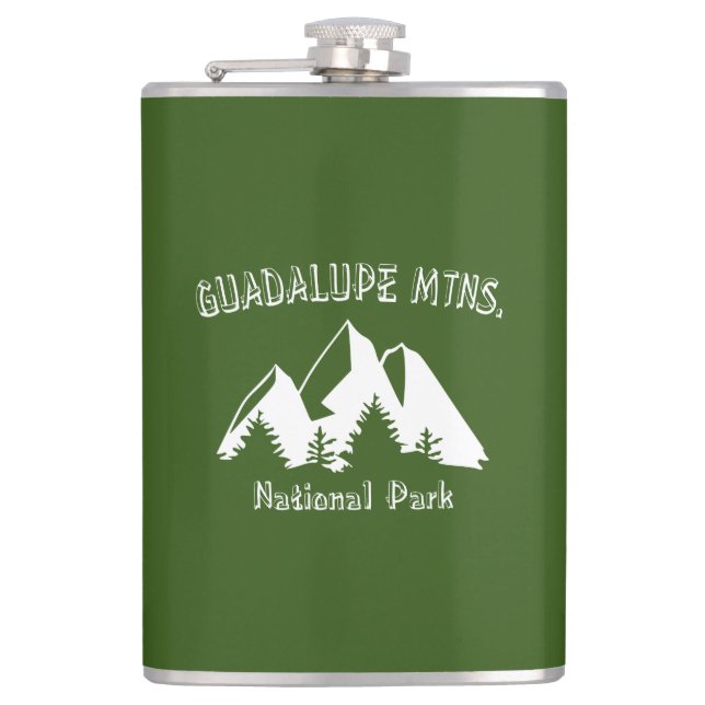 Guadalupe Mountains National Park Hip Flask (Front)