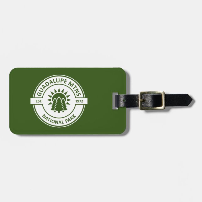 Guadalupe Mountains National Park Luggage Tag (Front Horizontal)