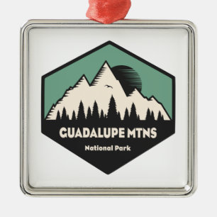 Guadalupe Mountains National Park Metal Tree Decoration