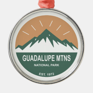 Guadalupe Mountains National Park Metal Tree Decoration