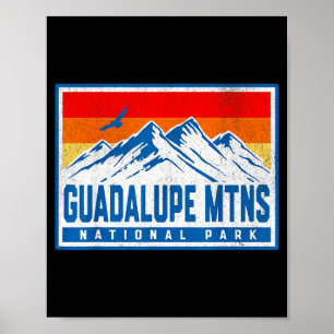 Guadalupe mountains national park poster