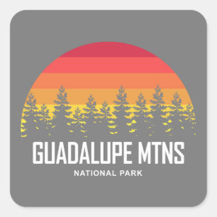 Guadalupe Mountains National Park Square Sticker