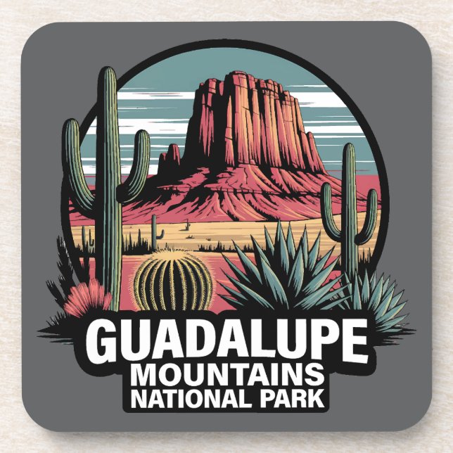 Guadalupe Mountains National Park Texas Coaster (Front)
