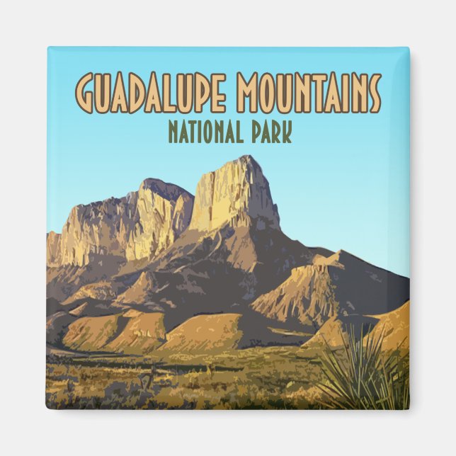 Guadalupe Mountains National Park Texas Magnet (Front)