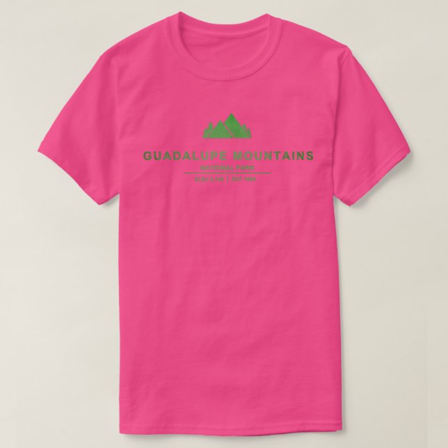 Guadalupe Mountains National Park Texas T-Shirt (Design Front)