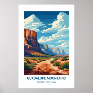 Guadalupe Mountains National Park Texas USA  Poster