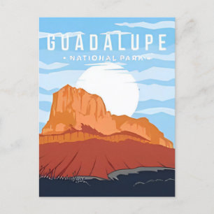 Guadalupe Mountains National Park Texas Vintage Postcard
