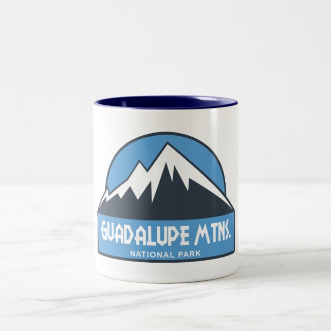 Guadalupe Mountains National Park Two-Tone Coffee Mug (Center)
