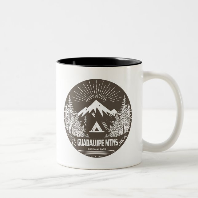 Guadalupe Mountains National Park Two-Tone Coffee Mug (Right)