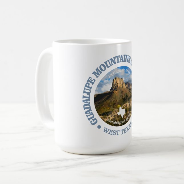 Guadalupe Mountains NP Coffee Mug (Front Left)