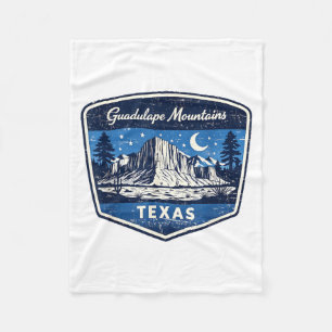 Guadalupe Mountains Texas National Park Hiking Fleece Blanket