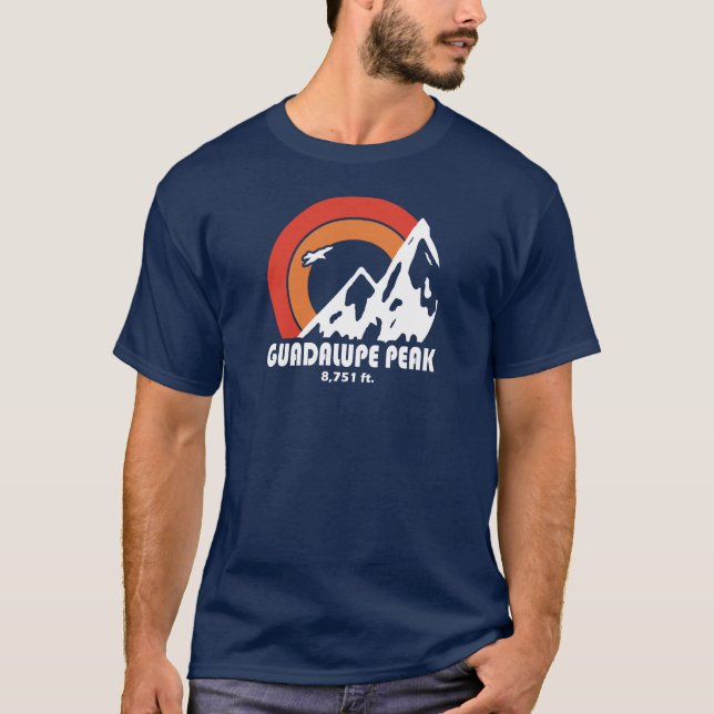 Guadalupe Peak Texas Sun Eagle T-Shirt (Front)