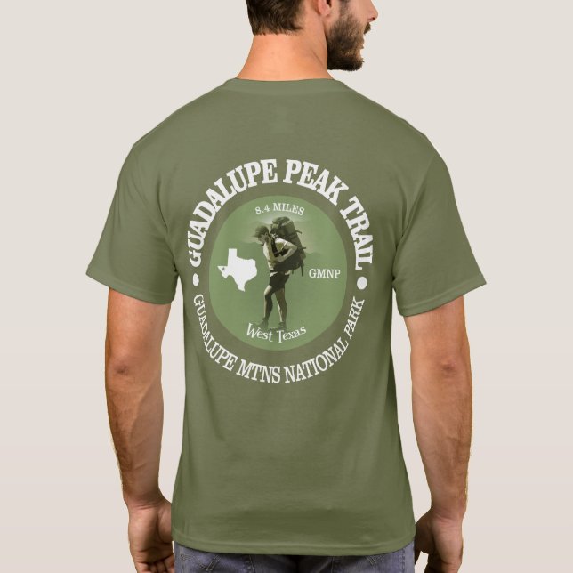 Guadalupe Peak Trail (O) T-Shirt (Back)