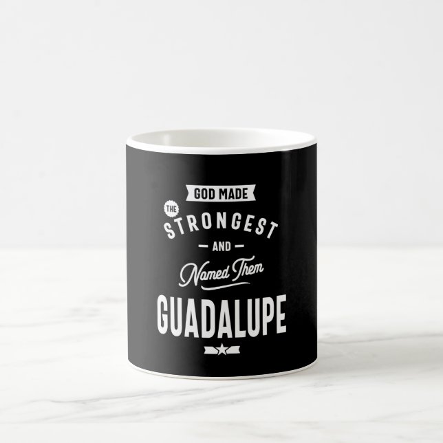 Guadalupe Personalised Name Birthday Gift Coffee Mug (Center)