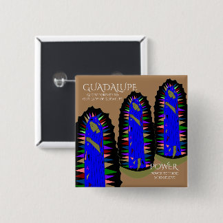 Guadalupe Power 15 Cm Square Badge