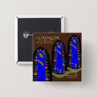 Guadalupe Power 15 Cm Square Badge