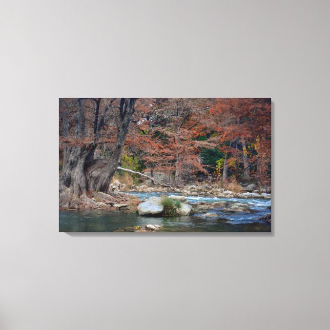 Guadalupe River Canvas Print (Front)