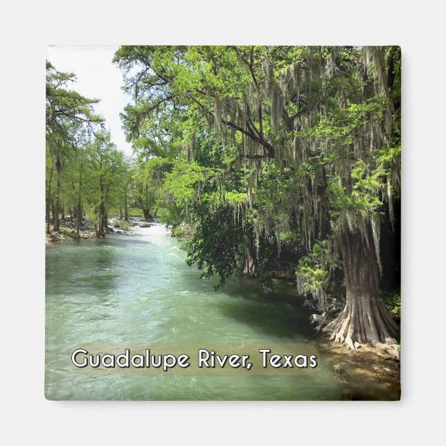 Guadalupe River in Gruene, Texas  Magnet (Front)
