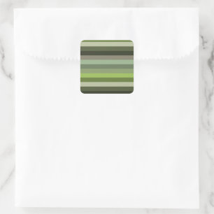 Guadalupe River Stripes  Square Sticker