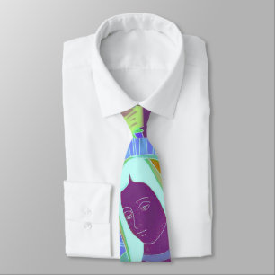 Guadalupe Ultraviolet   Neck Tie