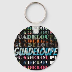 Guadeloupe: A Visual Celebration in Colors Key Ring