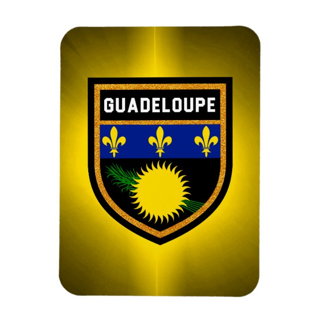 Guadeloupe Flag Magnet (Vertical)