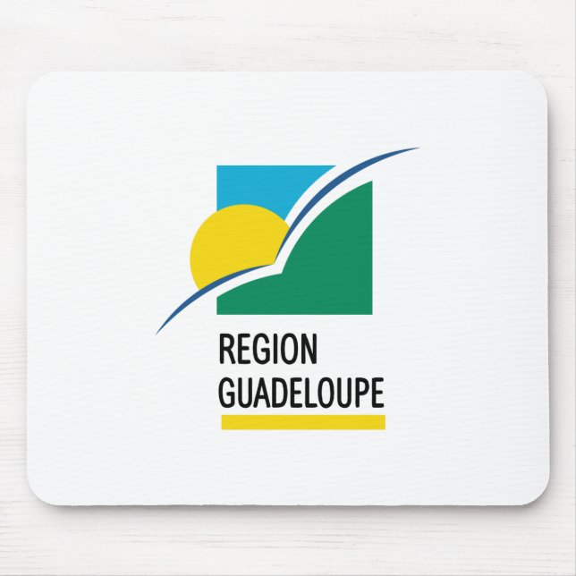 Guadeloupe Flag Mouse Mat (Front)
